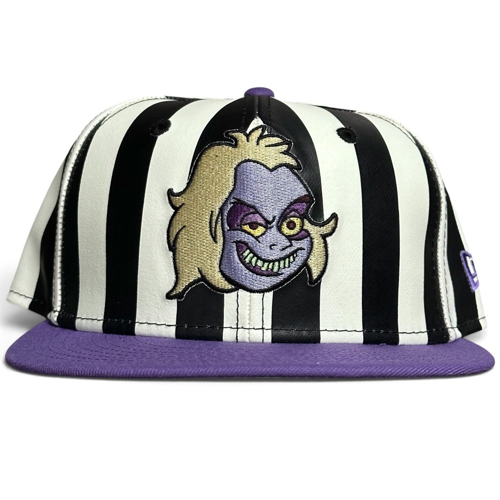 New Era Exclusive Beetlejuice Striped 59Fifty Fitted Size 7 1/4 Hat